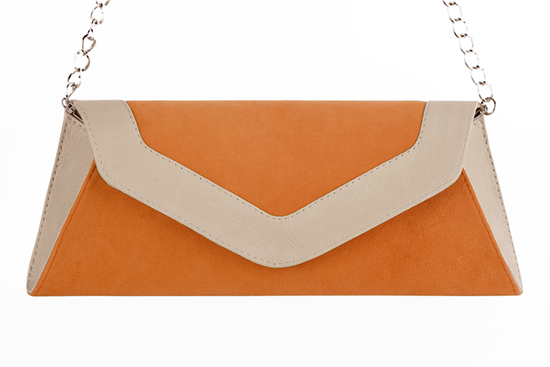 pochette femme orange